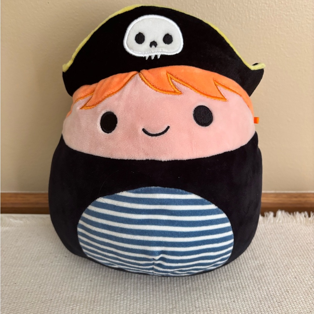 Squishmallows 2020 Halloween Squad Pirate Boy Plush- Petey the Pirate 8”